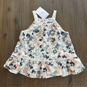3/20$ NWT Tommy Bahama Baby Toddler Floral Top Blouse size 18 months